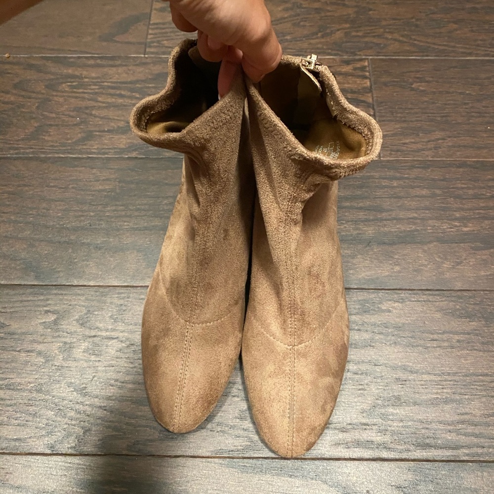 Zara Suede Booties Size 37